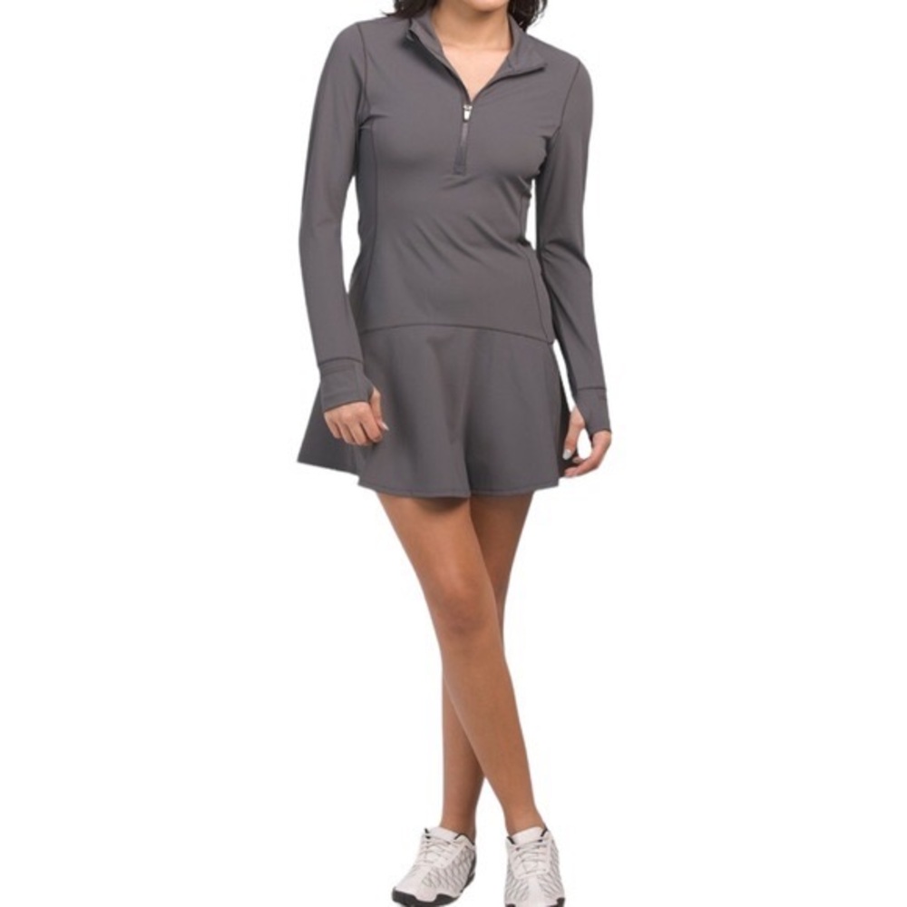 Greyson NWT Women Hera Golf Gray Dress Long Sleeve - Medium